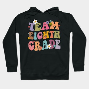 Team 8th Grade Groovy Back to School Gifts Teacher Student Hoodie